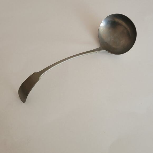 Vintage Art Silver ladle 11" long - Picture 2 of 12